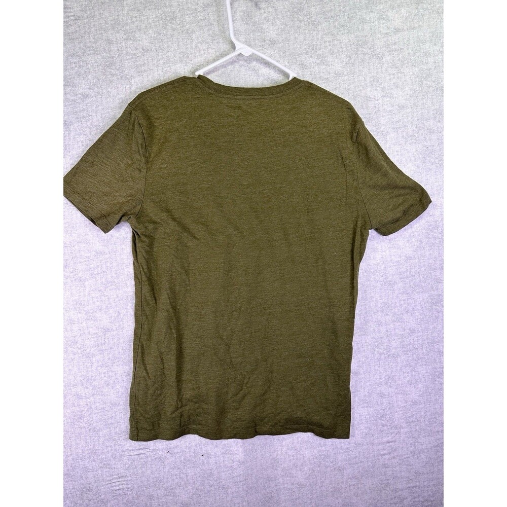 Lucky Brand Shirt Adult Medium Green Graphic Short Sleeve Classic Lucky Men - Picture 3 of 6